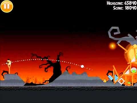 Official Angry Birds Seasons Walkthrough Trick or Treat 3-12