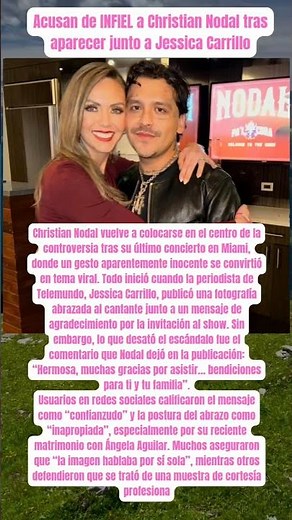 Acusan a Christian Nodal de INFIEL tras aparecer bien cariñoso con Jessica Carrillo