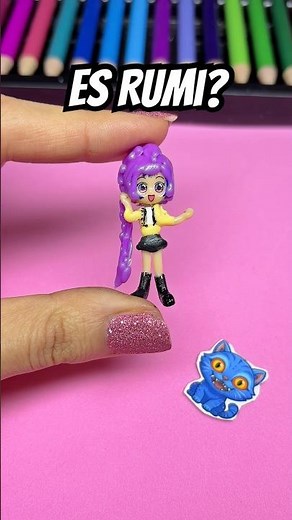 I made a miniature Rumi, the K-pop warrior! #drawing #art #diy #crafts