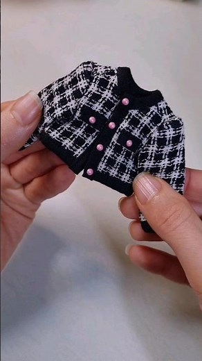 샤넬스타일 트위드 자켓 만들기 Making a Chanel-style tweed jacket #sewing #인형옷만들기 #handmade