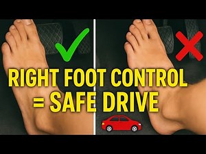 👉 “Right Foot Position for Safe Driving | Brake and Accelerator Control Tips for Beginners”