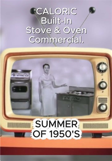 Caloric Built-Ins (1950’s) 🍳 | The Kitchen of Tomorrow #Caloric #1950sKitchen #VintageCommercial #MidCenturyModern #RetroAds