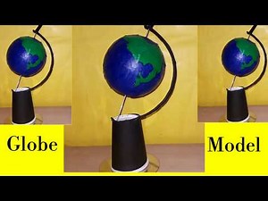 How to make Model of Globe for science project and school Exhibition/Model of Earth/Kansal creation