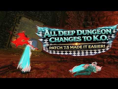 FFXIV: Player K.O. Changes In All Deep Dungeons - 7.5