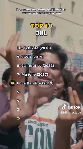 Top 10 des meilleurs sons de Jul en juillet — classement Jul