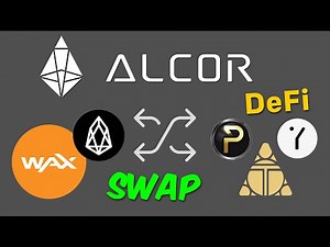 TOKENS SWAP en EOS y WAX con ALCOR Exchange (DEX) | Coin Crypto News
