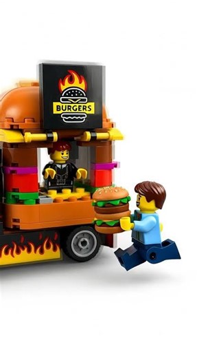 Awesome LEGO Burger Food Truck 🍔🚚 | Fun Build, Mini Figures & Creative Play!