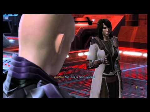 Jaesa shocks Vette, SWTOR