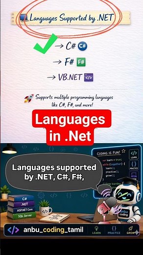 .NET Languages You Need to Know! 🔥 #csharp #dotnet #coding #itjobs #dotnetdeveloper #codingjobs