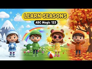 Seasons for Kids 🌞🍂❄️🌸 | ABC Magic 123 | Learn Four Seasons