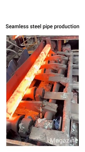 Industrial Magazine on Instagram: "Seamless steel pipe production involves several key steps: starting with the creation of a solid billet, which is heated and then pierced with a mandrel to create a hollow tube, followed by hot rolling or extrusion to shape the pipe, and then cold drawing or finishing processes to achieve the desired dimensions and surface quality. Throughout production, precise control of temperature, pressure, and material properties is essential to ensure the pipe's strength