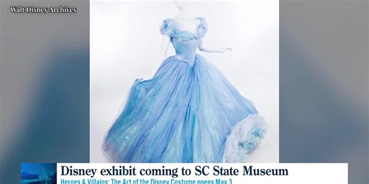 Disney costume exhibit coming to SC