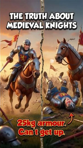 THE TRUTH ABOUT MEDIEVAL KNIGHTS #history #facts