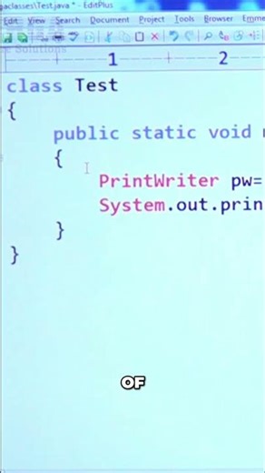 Java PrintWriter Tutorial: Compile Error Fix & IO Package #shorts
