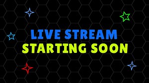 Download Live stream starting soon animation video aesthetic dark background for free