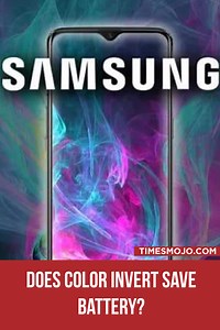 Does Color Invert save battery? - TimesMojo