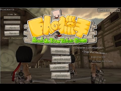 How to download attack on titan tribute game