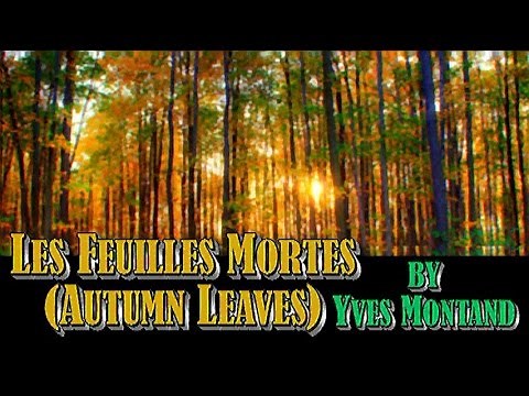 Les Feuilles Mortes (Autumn Leaves) - Yves Montand (Subtitles in French and English)