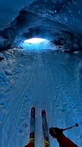 14K views · 89 reactions | Skiing Thru An Ice Cave & Epic Powder Snow Heli-Assist Ski Touring Yesterday in Valdez, AK w/ @pulselineadventure! I had to borrow touring boots, skis, skins, poles from 2 buddies (I hadn't planned on guiding touring this trip) and it was wild to be on strange gear. Too much fun . Thanks, Alaska! ‍♂️ @miles_clark  @pulselineadventure | SnowBrains | Facebook