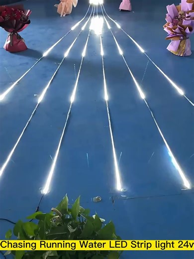 Chasing Light Running Water Flowing Light LED Stripe DC24V WS2811 Horse Race LED Strip 120leds/m PVC Shanghai Luces 80 24V 50000