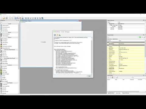 Code Generation failed Solved QT Designer