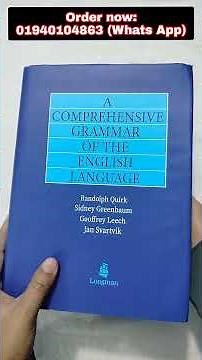 The Best English Grammar #bestenglishgrammar #englishgrammarbook
