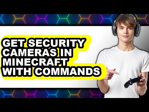 How to Get Security Cameras in Minecraft with Commands (only Way)