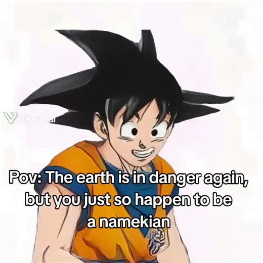 Always because of the dragon balls 😭✌️ #dbz #namekian #goku #dende #piccolo