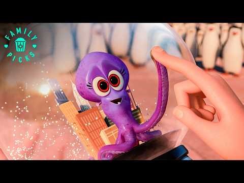 Dave is Defeated and Shrunken (Full Scene) | Penguins of Madagascar