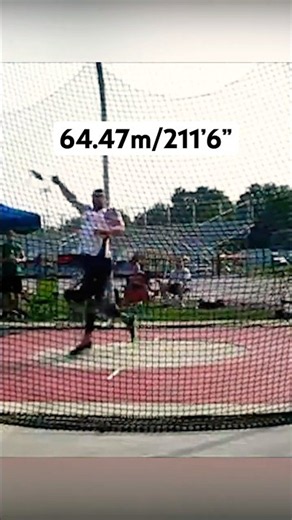 211' discus throw #trackandfield