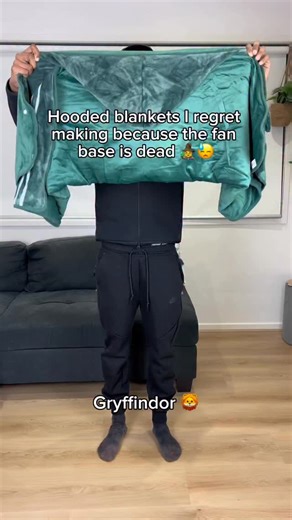 Hogwarts •Harry potter Finds on Instagram: "🪄❄️ Cozy magic for winter nights! This Harry Potter blanket hoodie wraps you in warmth, comfort, and a little Hogwarts charm — perfect for movie marathons and cold-weather lounging.✨🧙‍♂️ #HarryPotterHoodie #BlanketHoodie #CozySeason #HogwartsStyle #PotterFans #WinterComfort #WizardingWorld"