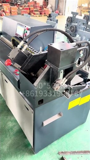 All-in-one machine for numerical control automatic angle steel cut and punching #machine #cute
