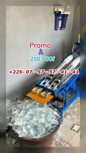 Machine à couper de l’eau, Automatique à 240 000 Fr., nous sommes situés à Adjame 07 57 57 41 41