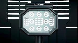 AISITIN Solar Spot Lights Outdoor, 22 LED Landscape Lights Outdoor IP65 Waterproof with Adjustable Solar Spotlight Cold White Solar Landscape Lights for Pathway, Yard, Lawn, Garage - 2 Pack