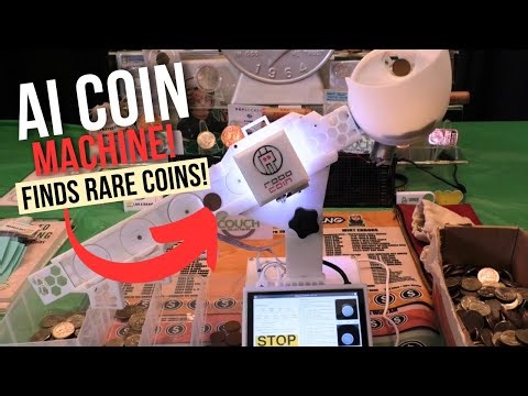 Coin Machine finds RARE Coins For YOU! Robo Coin Ai