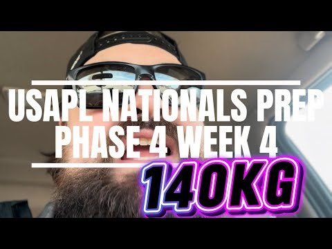 USAPL ‘26 RAW NATS 140kg P4 WEEK 4