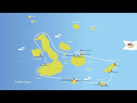 Isabela II Yacht Itinerary 7 Days Galapagos Islands Cruises 2025