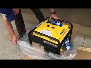 Unboxing and Setup - Champion Open Frame Dual Fuel Inverter Generator # 200914 4250 / 3500 W