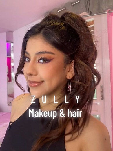 Maquillaje y peinado de Zully para videoclip