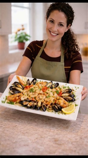 Mediterranean Seafood Antipasto | Fresh Italian Frutti di Mare #SeafoodRecipe