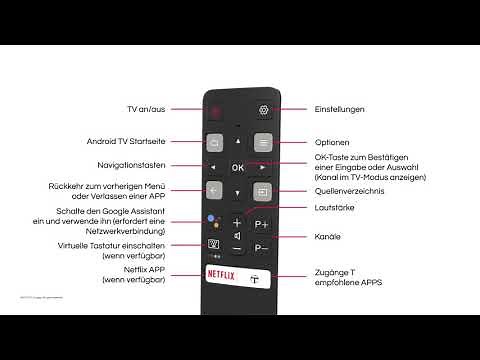 TCL Android TV - Fernbedienung