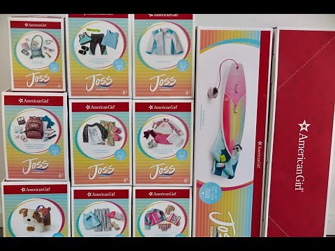 Opening and Review Of American Girl Joss Kendrick 2020 Collection ~ Joss, Outfits and Accessories
