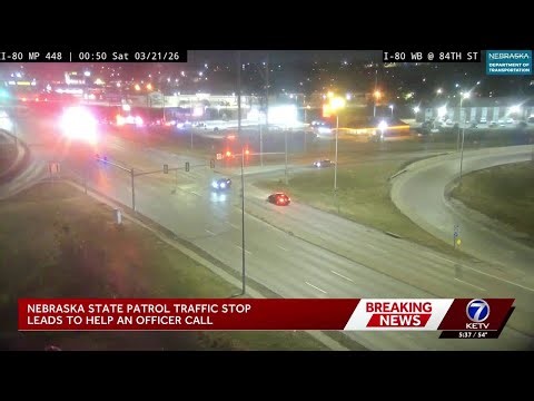 Nebraska State Patrol traffic stop leads to "help an officer" call