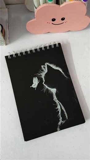 പൂച്ച sir😎|Artistic Accord #diy #art #shorts #shortsfeed