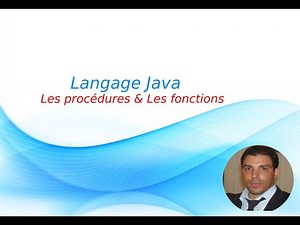 Java 04: Les procédures & Les fonctions