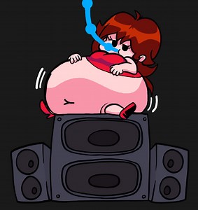 (FNF Belly Edit) GF Water Inflation - ibisPaint