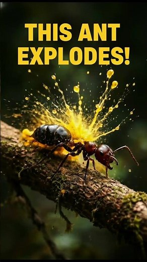 This Ant Literally Explodes!