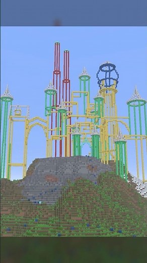 How I Planned My Mega Base like It's 2016 #minecraftbuilding #minecraftshorts #minecraftmegabuild