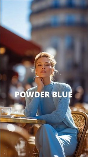 How to Wear Powder Blue Without Looking 'Old Fashioned'"#Over50Style