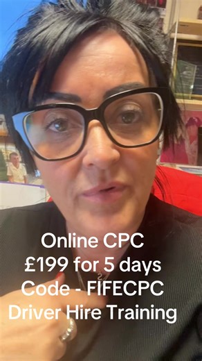 Drivers CPC online training. Courses available 7 days a week. £199 for 5 days. Use code fifecpc when booking to get the discount. www.driverhiretraining.co.uk #cpc #training #truck #fyp #online @CharliCC17 @Chloe🦄